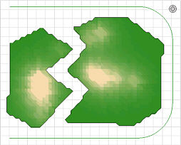 Connecting two Terrain Meshes